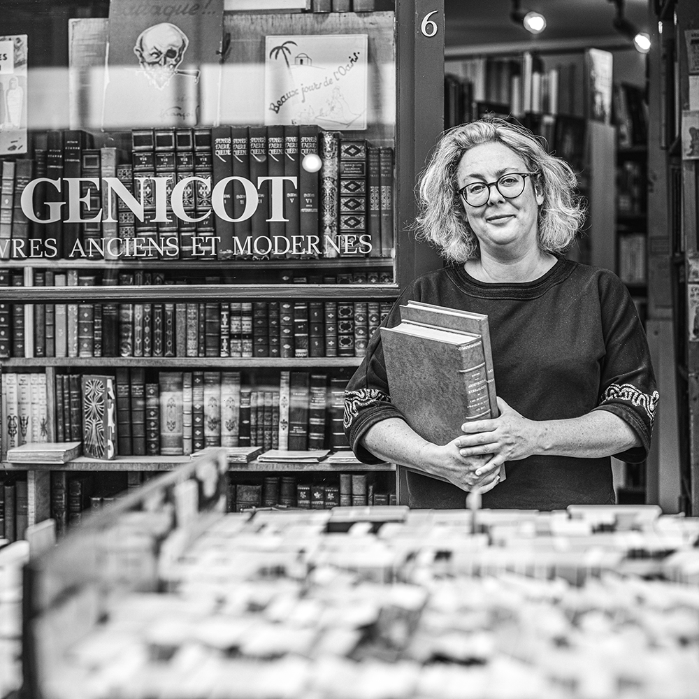 Fanny Génicot portrait Livres de seconde main