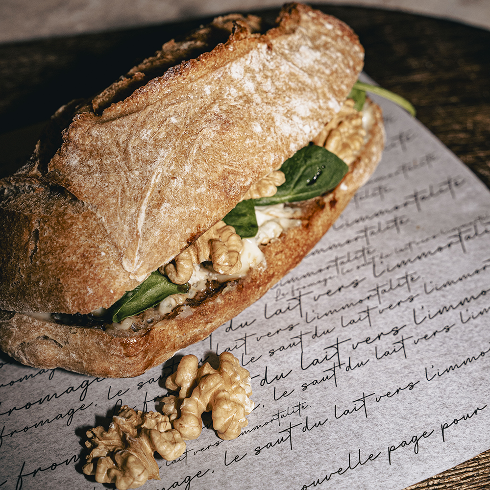 Soeurs Sélections fromages Bruxelles Cheese sandwich nuts