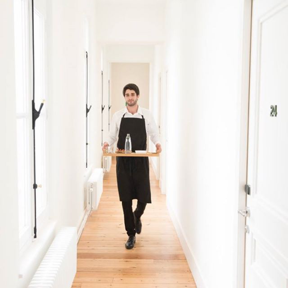 Hotel des Galeries Brussels Room Service Waiter