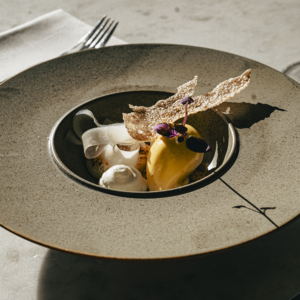 Restaurant Albert brussels gastronomic plate