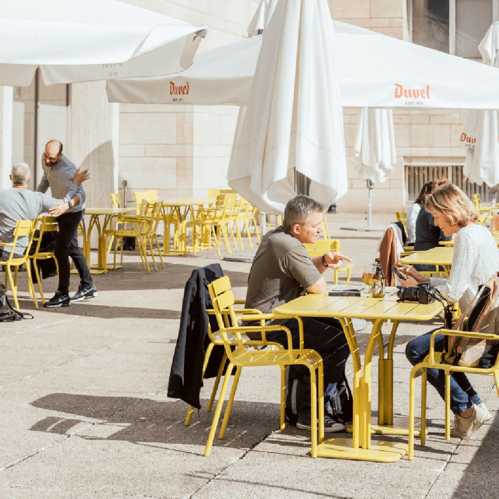 Restaurant Albert brussels rooftop people terrace
