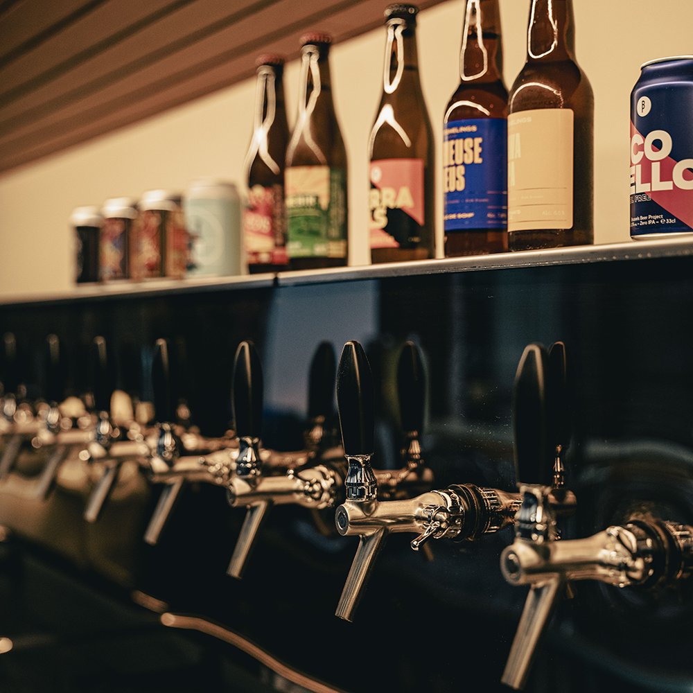 Taproom belgian local beers Brussels